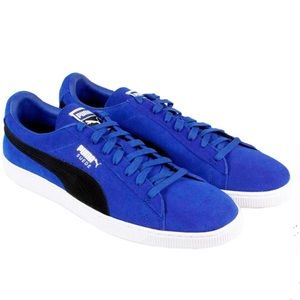 Suede classic true blue puma black